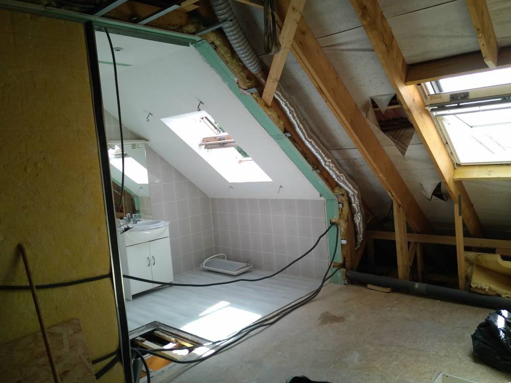 salle de bain combles