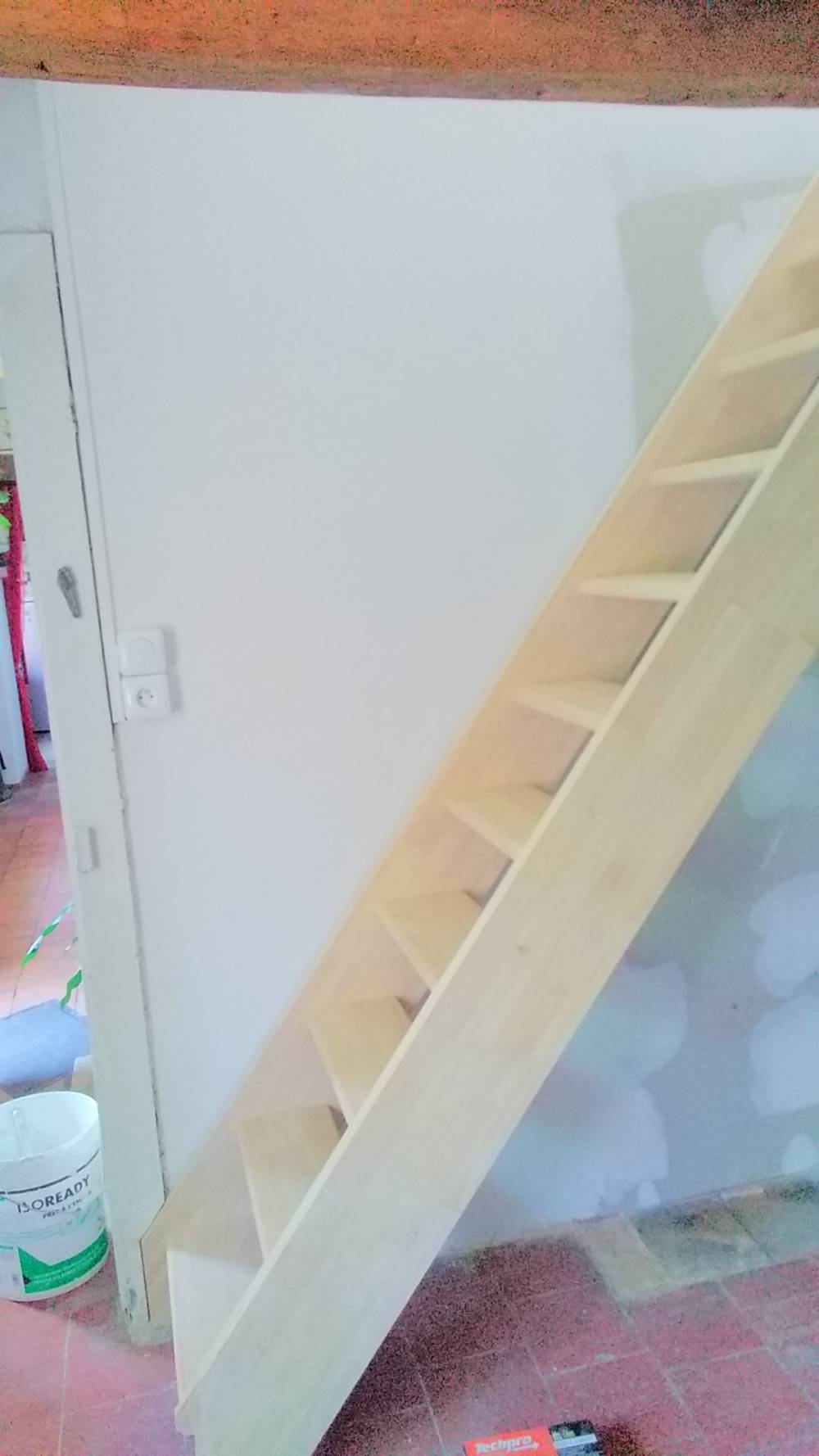 escalier d'en bas