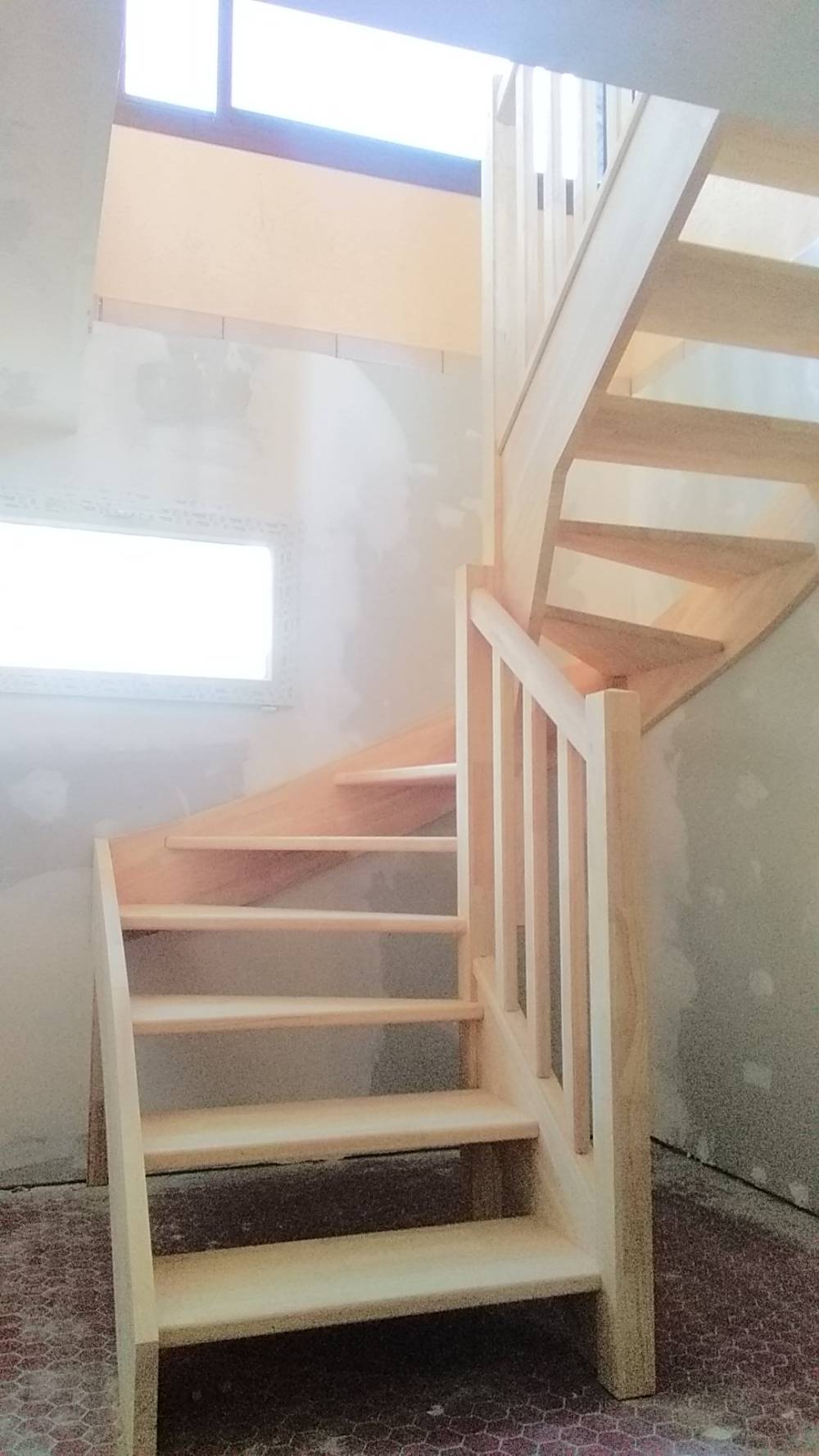 escalier d'en bas colimaçon