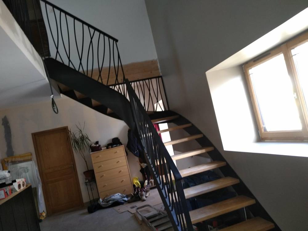 escalier metal