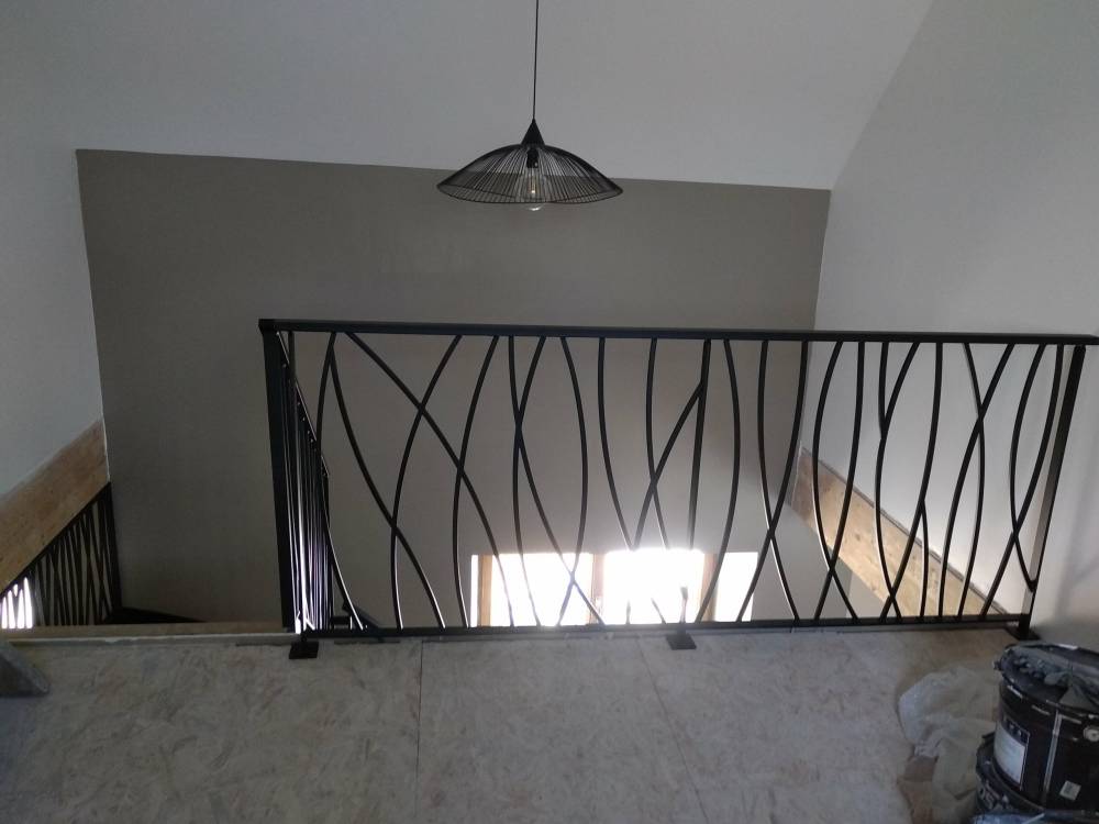 haut de l'escalier