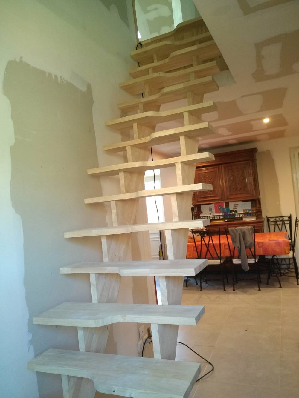 travaux petit escalier